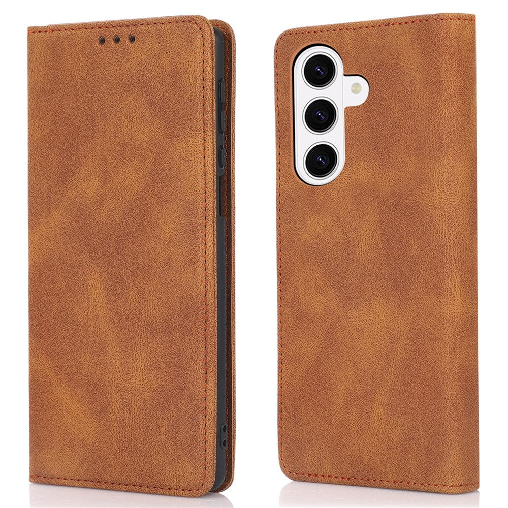 For Samsung Galaxy S26+ Case Wallet Magnetic Closing Leather Flip Phone Cover
