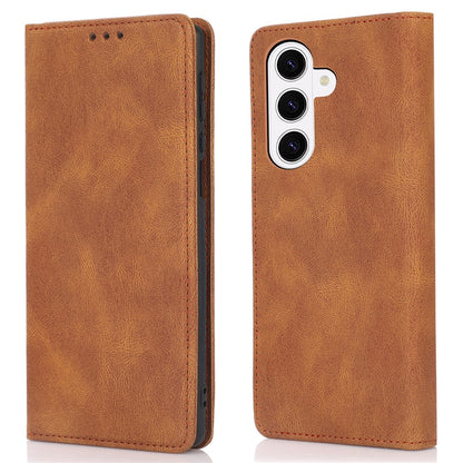 For Samsung Galaxy S26+ Case Wallet Magnetic Closing Leather Flip Phone Cover