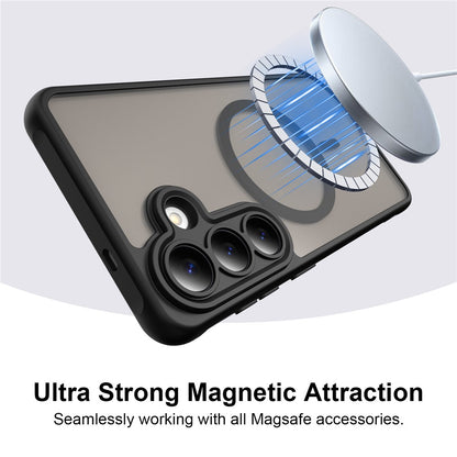 For Samsung Galaxy S26+ Magnetic Case Anti Drop PC + TPU Phone Cover