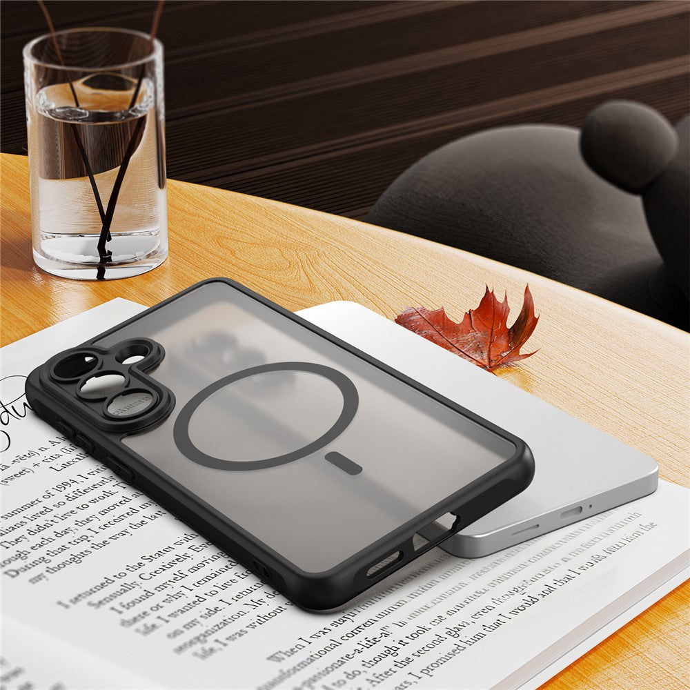 For Samsung Galaxy S26+ Magnetic Case Anti Drop PC + TPU Phone Cover