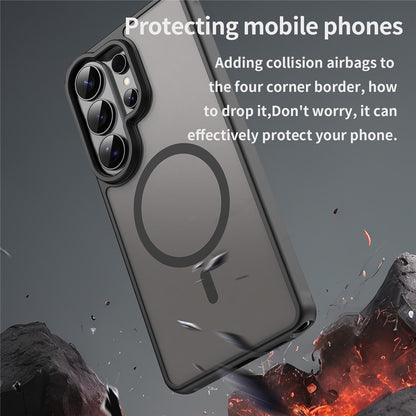 For Samsung Galaxy S26 Ultra Magnetic Case Anti Drop PC + TPU Phone Cover