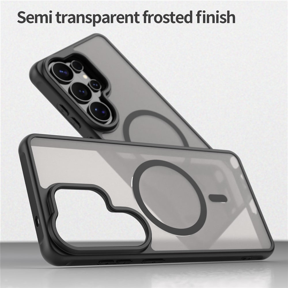 For Samsung Galaxy S26 Ultra Magnetic Case Anti Drop PC + TPU Phone Cover