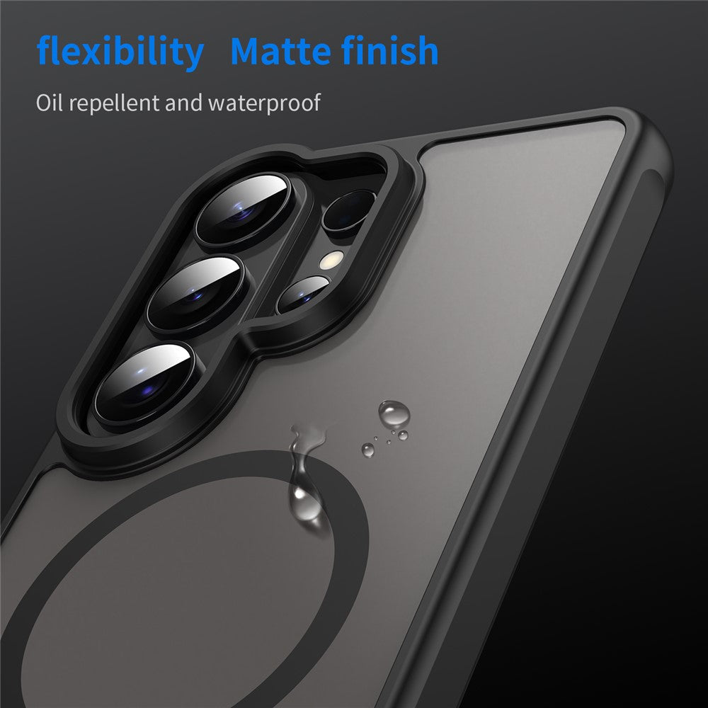 For Samsung Galaxy S26 Ultra Magnetic Case Anti Drop PC + TPU Phone Cover