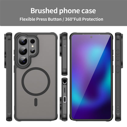 For Samsung Galaxy S26 Ultra Magnetic Case Anti Drop PC + TPU Phone Cover