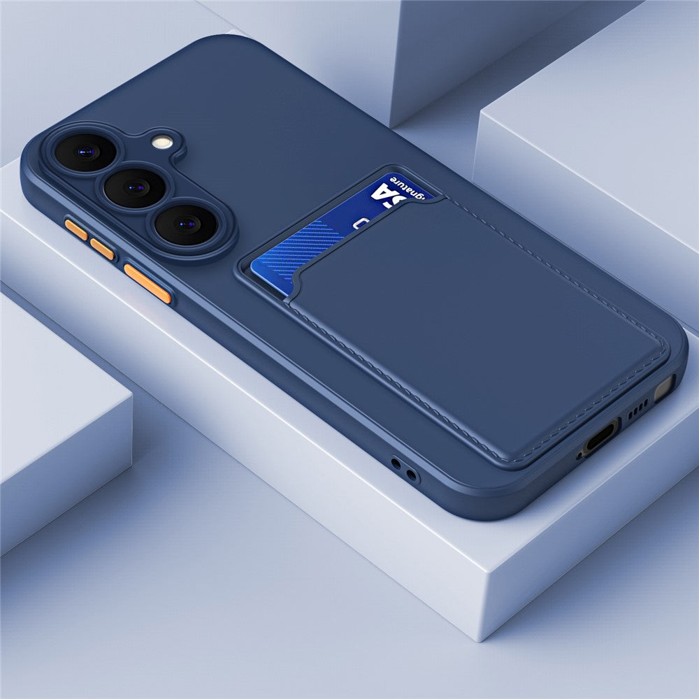 For Samsung Galaxy S26+ Case Flexible TPU Phone Cover with Back Card Slot