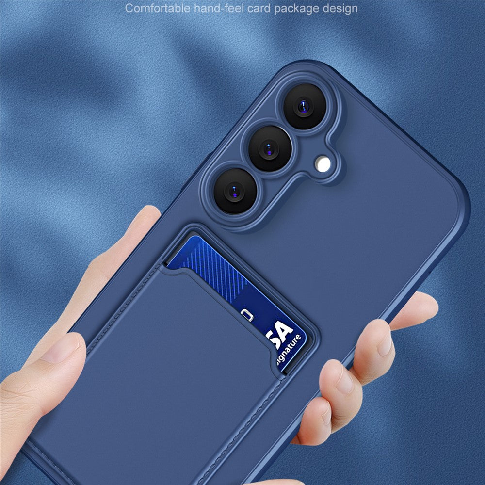 For Samsung Galaxy S26+ Case Flexible TPU Phone Cover with Back Card Slot