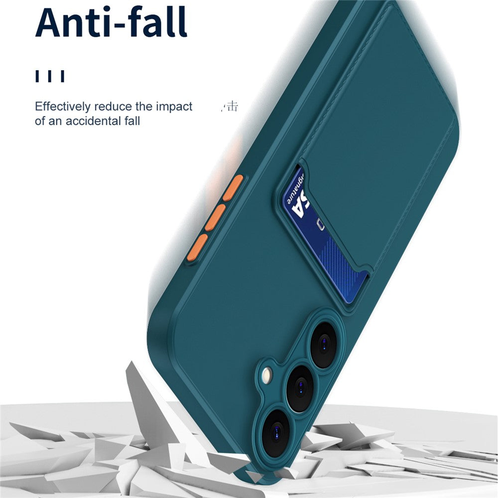 For Samsung Galaxy S26+ Case Flexible TPU Phone Cover with Back Card Slot