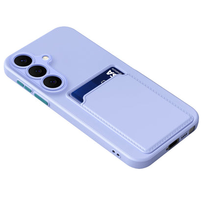 For Samsung Galaxy S26+ Case Flexible TPU Phone Cover with Back Card Slot