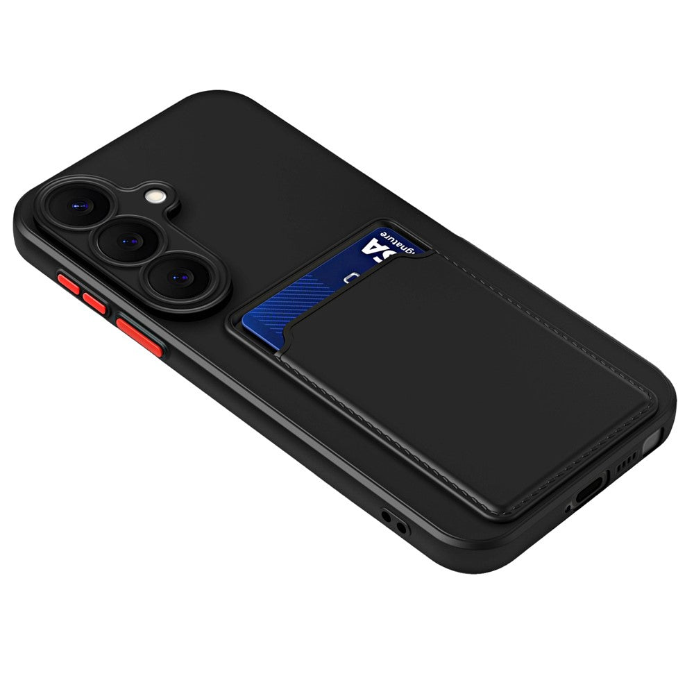 For Samsung Galaxy S26+ Case Flexible TPU Phone Cover with Back Card Slot