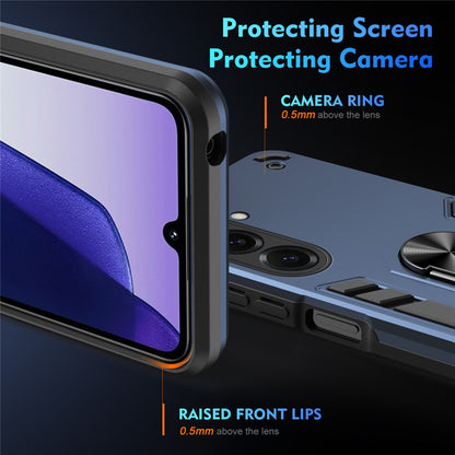 For Samsung Galaxy S26+ Case PC + TPU Drop Defend Phone Cover with Ring Kickstand