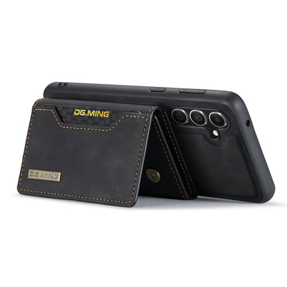 DG.MING M2 Series for Samsung Galaxy S26+ PU Leather Tri-Fold Multiple Card Slots Holder Pocket Purse