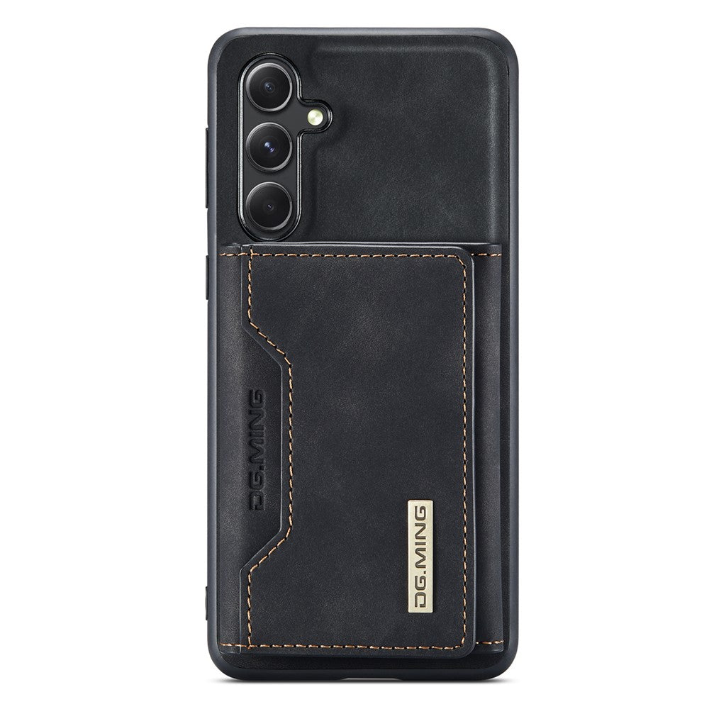 DG.MING M2 Series for Samsung Galaxy S26+ PU Leather Tri-Fold Multiple Card Slots Holder Pocket Purse