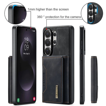 DG.MING M2 Series for Samsung Galaxy S26 Ultra PU Leather Tri-Fold Multiple Card Slots Holder Pocket Purse