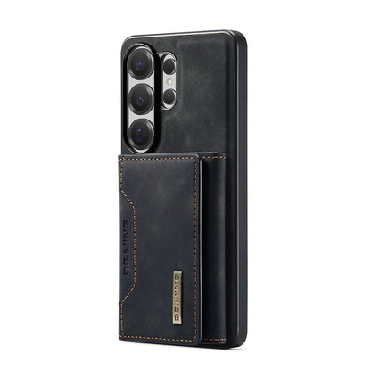 DG.MING M2 Series for Samsung Galaxy S26 Ultra PU Leather Tri-Fold Multiple Card Slots Holder Pocket Purse