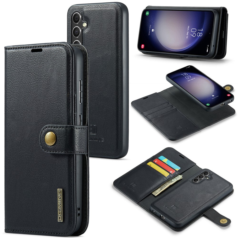DG.MING for Samsung Galaxy S26+ Case Detachable Wallet Stand Split Leather Phone Cover