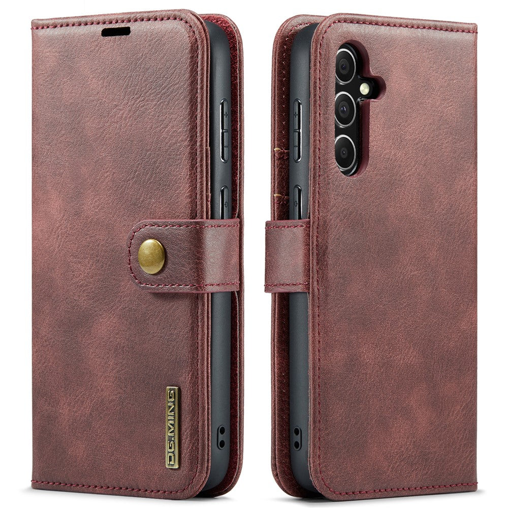 DG.MING for Samsung Galaxy S26+ Case Detachable Wallet Stand Split Leather Phone Cover