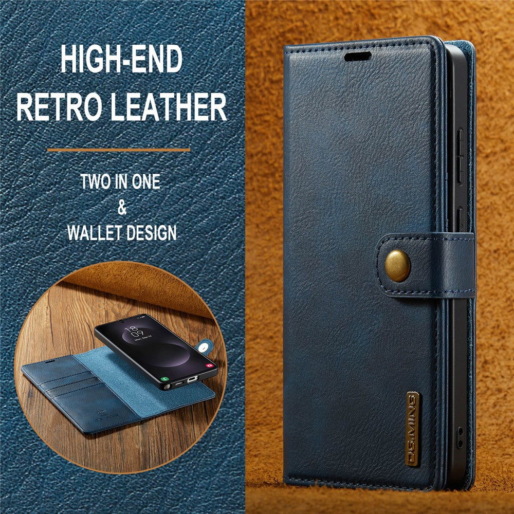 DG.MING for Samsung Galaxy S26 Ultra Case Detachable Wallet Stand Split Leather Phone Cover