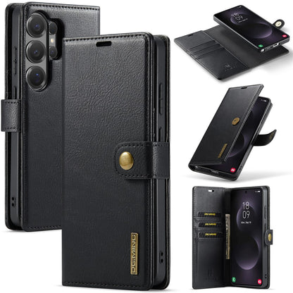 DG.MING for Samsung Galaxy S26 Ultra Case Detachable Wallet Stand Split Leather Phone Cover
