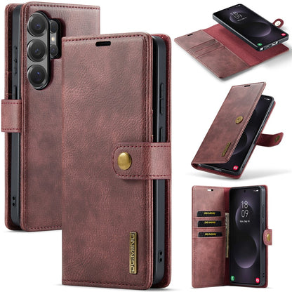 DG.MING for Samsung Galaxy S26 Ultra Case Detachable Wallet Stand Split Leather Phone Cover