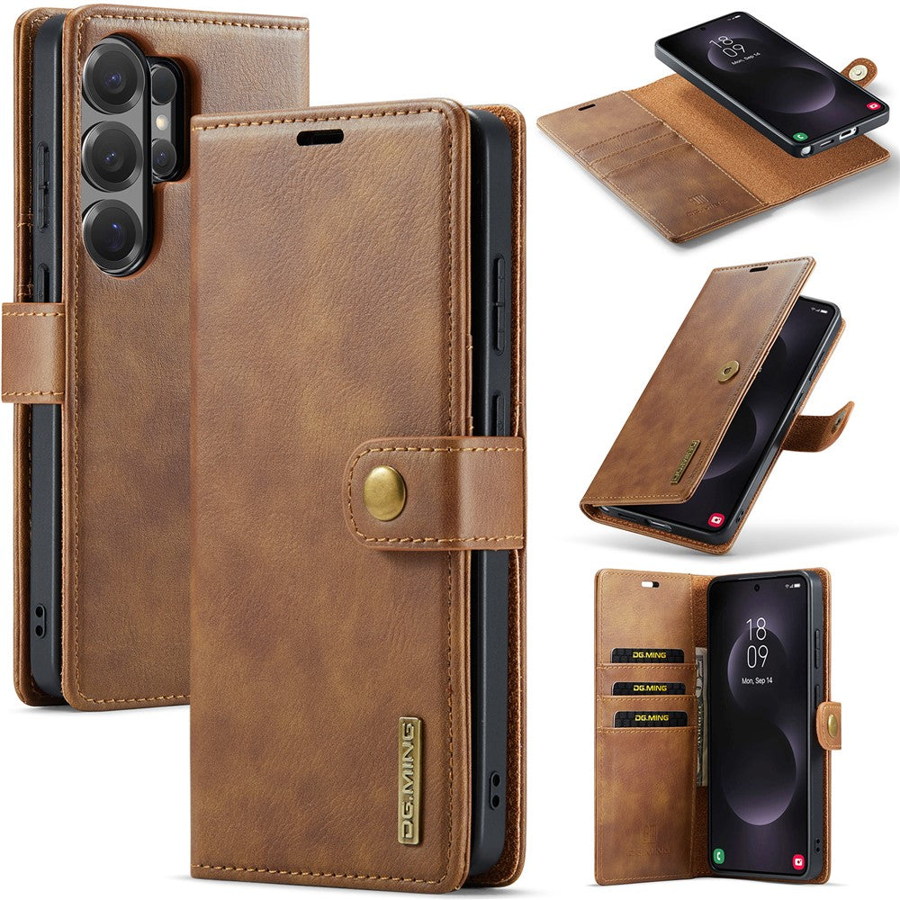 DG.MING for Samsung Galaxy S26 Ultra Case Detachable Wallet Stand Split Leather Phone Cover