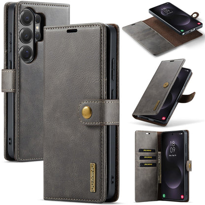 DG.MING for Samsung Galaxy S26 Ultra Case Detachable Wallet Stand Split Leather Phone Cover