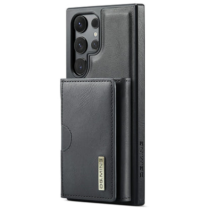 DG.MING M6 Series for Samsung Galaxy S26 Ultra Case RFID Blocking Wallet Multi-Layer Card Holder Coin Purse Bag