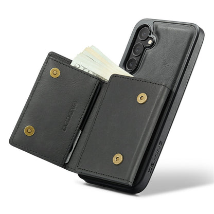 DG.MING M6 Series for Samsung Galaxy S26+ Case RFID Blocking Wallet Multi-Layer Card Holder Coin Purse Bag