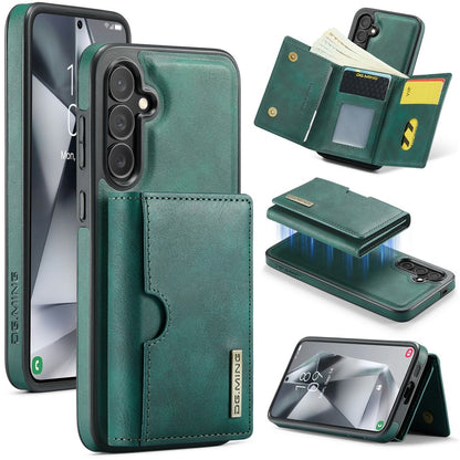 DG.MING M6 Series for Samsung Galaxy S26+ Case RFID Blocking Wallet Multi-Layer Card Holder Coin Purse Bag