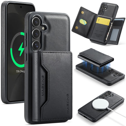 MAGKING K2 Series For Samsung Galaxy S26+ Magnetic Case PC + TPU + PU Phone Cover with RFID Blocking Wallet