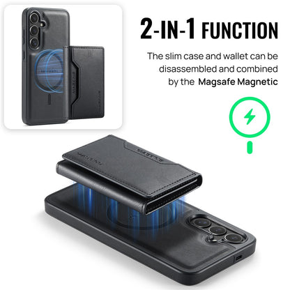 MAGKING K2 Series For Samsung Galaxy S26+ Magnetic Case PC + TPU + PU Phone Cover with RFID Blocking Wallet