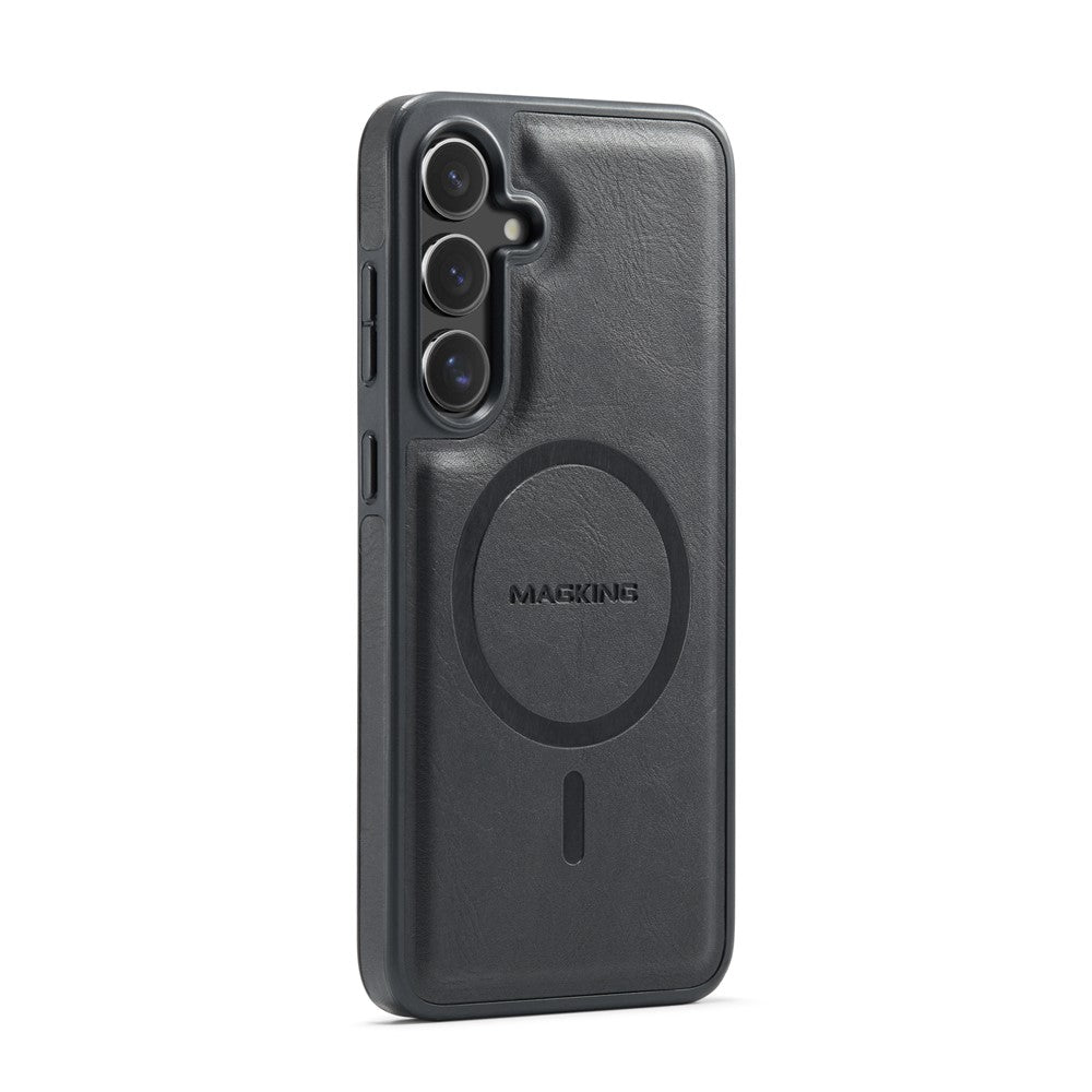 MAGKING K2 Series For Samsung Galaxy S26+ Magnetic Case PC + TPU + PU Phone Cover with RFID Blocking Wallet
