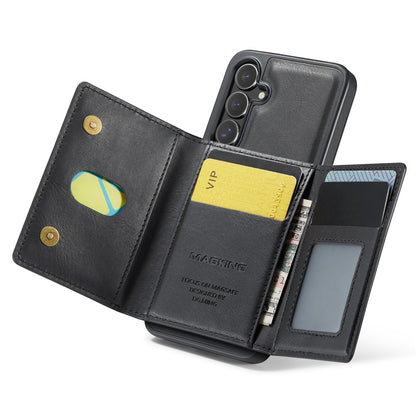 MAGKING K2 Series For Samsung Galaxy S26+ Magnetic Case PC + TPU + PU Phone Cover with RFID Blocking Wallet