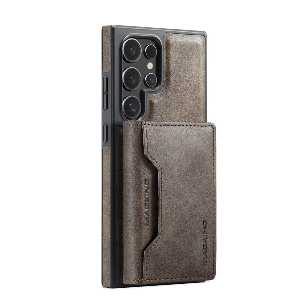MAGKING K2 Series For Samsung Galaxy S26 Ultra Magnetic Case PC + TPU + PU Phone Cover with RFID Blocking Wallet