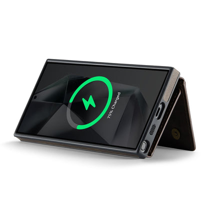 MAGKING K2 Series For Samsung Galaxy S26 Ultra Magnetic Case PC + TPU + PU Phone Cover with RFID Blocking Wallet