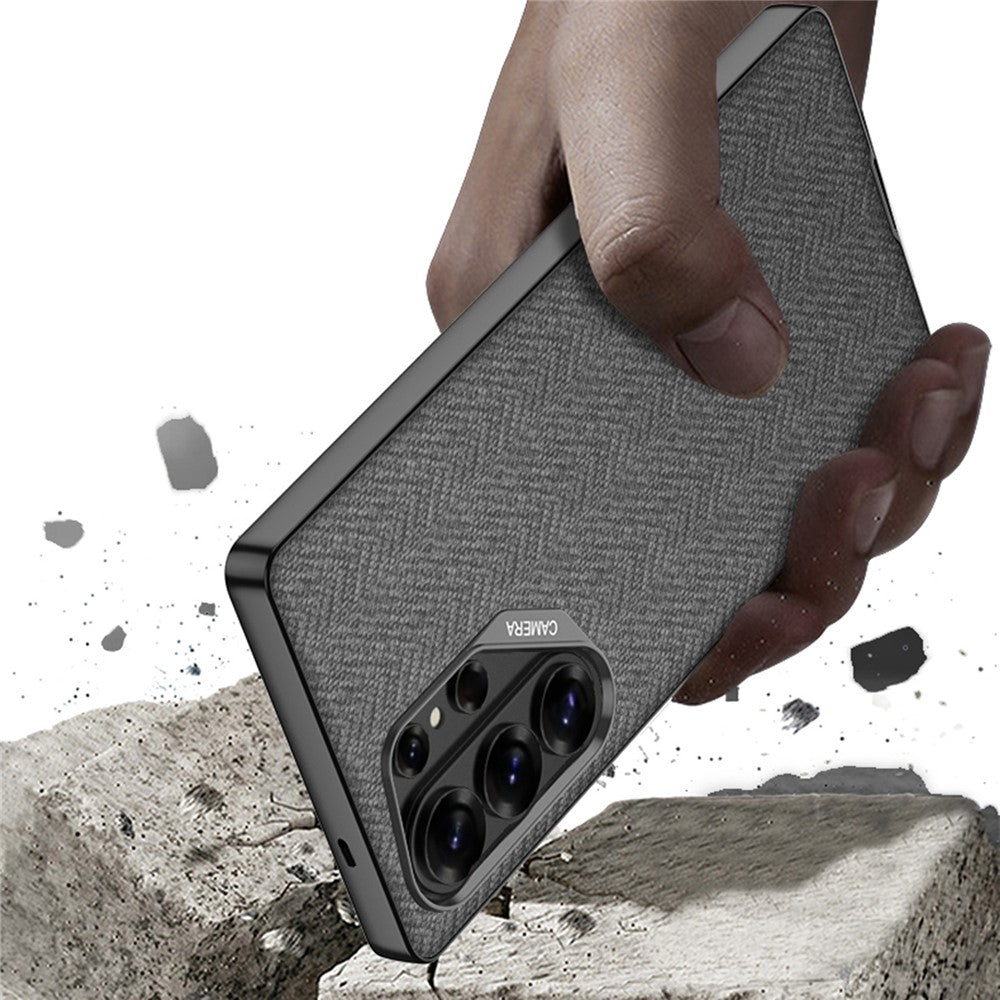 GKK For Samsung Galaxy S26 Ultra Case Skin Touch PC + TPU + Cloth Phone Back Cover