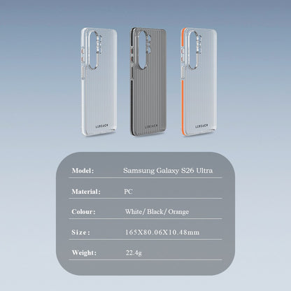 LEREACH TOC Series for Samsung Galaxy S26 Ultra Case Flowing Grid PC Phone Cover