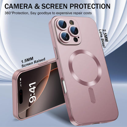 For iPhone 16 Pro Max Case Compatible with MagSafe Ultra Thin TPU Phone Cover with Lens Protection