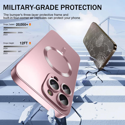 For iPhone 16 Pro Max Case Compatible with MagSafe Ultra Thin TPU Phone Cover with Lens Protection