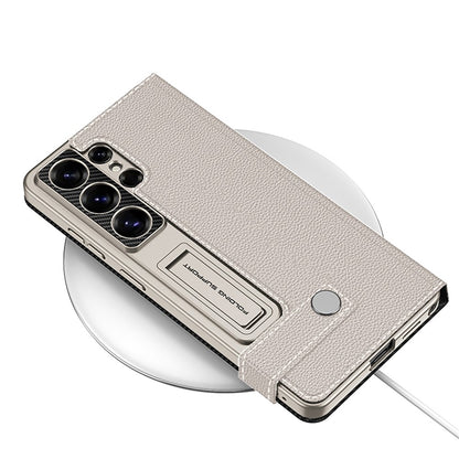GKK For Samsung Galaxy S26 Ultra Case with Card Holder Kickstand Leather Flip Phone Cover