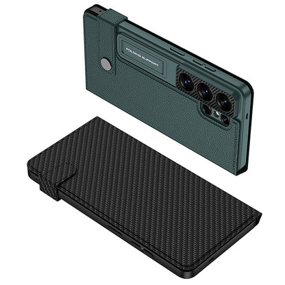 GKK For Samsung Galaxy S26 Ultra Case with Card Holder Kickstand Leather Flip Phone Cover