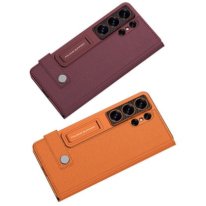 GKK For Samsung Galaxy S26 Ultra Case with Card Holder Kickstand Leather Flip Phone Cover