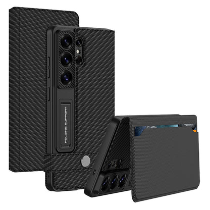 GKK For Samsung Galaxy S26 Ultra Case with Card Holder Kickstand Leather Flip Phone Cover