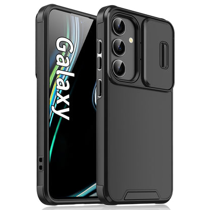 For Samsung Galaxy S26+ Case PC + TPU Phone Cover with Slide Camera Guard