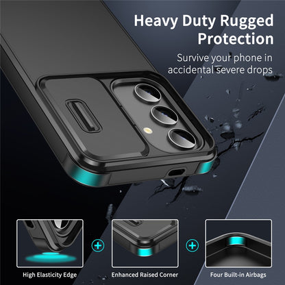 For Samsung Galaxy S26+ Case PC + TPU Phone Cover with Slide Camera Guard