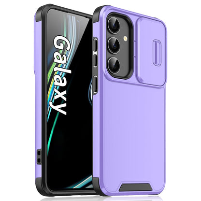 For Samsung Galaxy S26+ Case PC + TPU Phone Cover with Slide Camera Guard