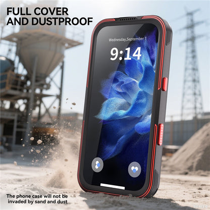 SHELLBOX GTM Series For iPhone 17 Pro Magnetic Case IP68 Waterproof TPU PC Metal Frame Diving Phone Cover