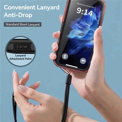 SHELLBOX GTM Series For iPhone 17 Pro Magnetic Case IP68 Waterproof TPU PC Metal Frame Diving Phone Cover