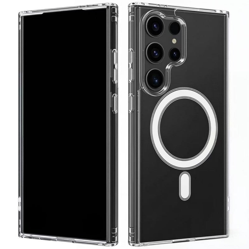 WANLONFENG For Samsung Galaxy S26 Ultra Clear Magnetic Case  LM2 Series Phone Cover (Big Lens Hole)