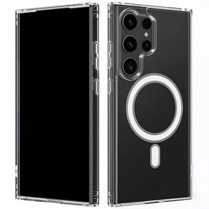 WANLONFENG For Samsung Galaxy S26 Ultra Clear Magnetic Case  LM2 Series Phone Cover (Big Lens Hole)