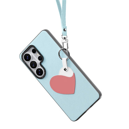 DUX DUCIS For Samsung Galaxy S26 Ultra Case  Luvy Series PU Leather + TPU + PC Phone Back Cover with Finger Ring / Wrist Strap